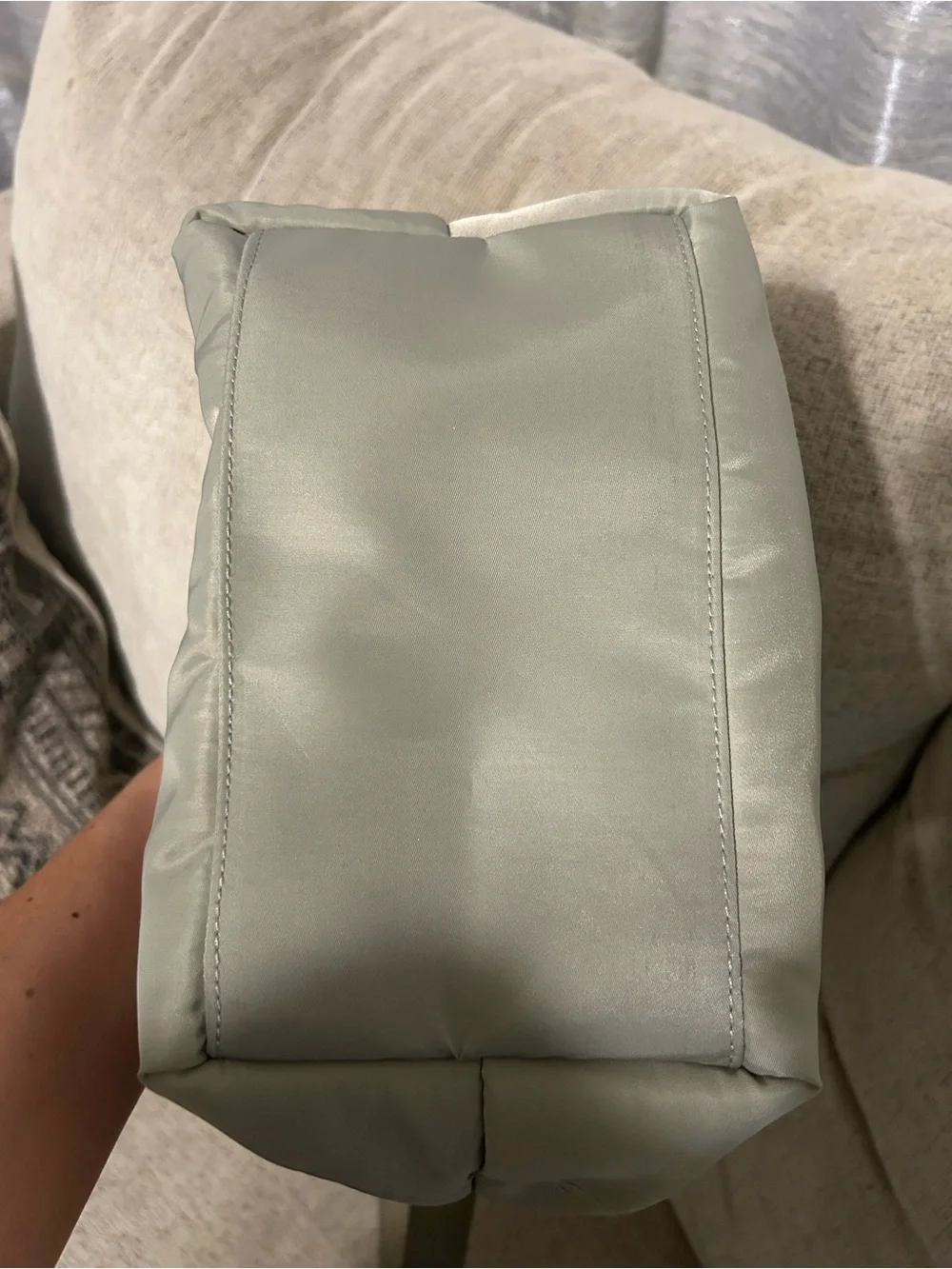 Women's Olive Nylon Crossbody Bag
